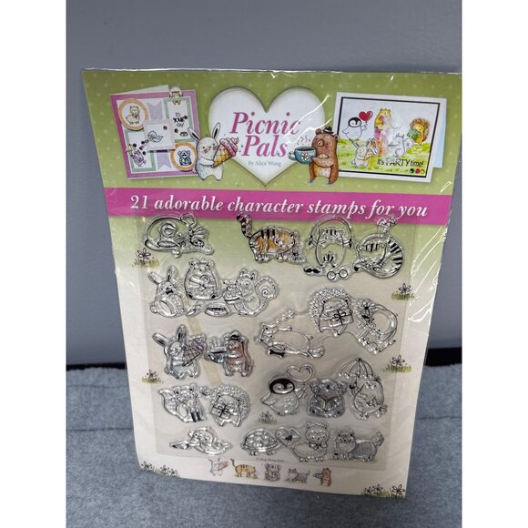 Picnic Pals Clear Stamps by Alice Wong for Scrapbooking & Crafting - Picture 4 of 5